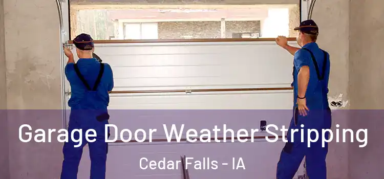  Garage Door Weather Stripping Cedar Falls - IA