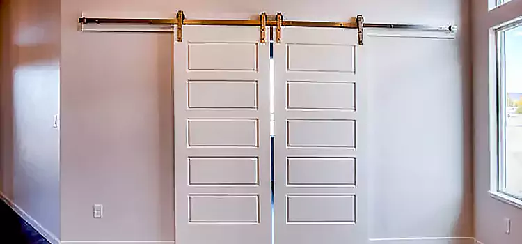 Glass Barn Door with Installation Hardware Kit Cedar Falls