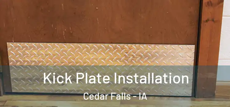  Kick Plate Installation Cedar Falls - IA